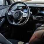 ll-electric Mercedes EQS executive transfer vehicle for Cambridge to Heathrow trips.
